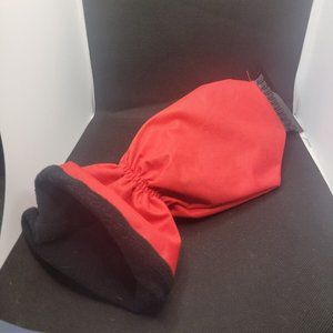 2IN1 Car Ice Scraper Winter Fleece Lined Mitt Glove